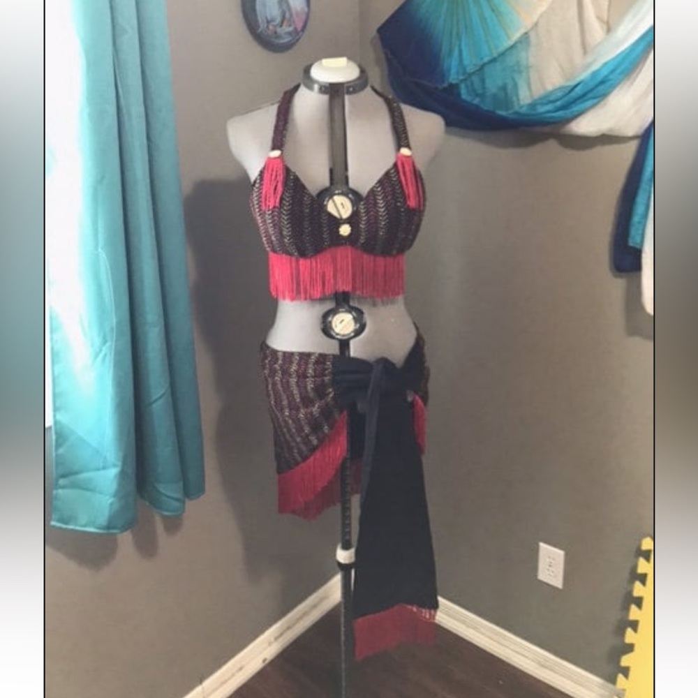 Handmade Belly Dance Costume 36B. Designed for New Dancer